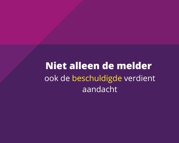 Ook de beschuldigde verdient aandacht
